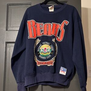 Vintage 90s Nutmeg Mills Chicago Bears Crewneck Large